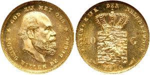10 Gulden Regno dei Paesi Bassi (1815 - ) Oro 