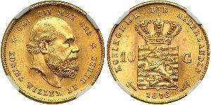 10 Gulden Regno dei Paesi Bassi (1815 - ) Oro 