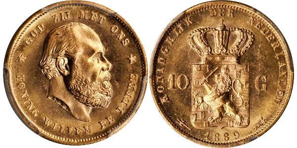 10 Gulden Regno dei Paesi Bassi (1815 - ) Oro 