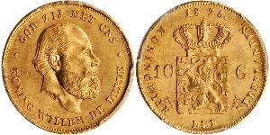 10 Gulden Reino de los Países Bajos (1815 - ) Oro 