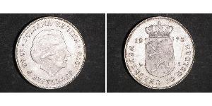 10 Gulden Netherlands Silver Juliana of the Netherlands (1909 – 2004)