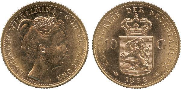 10 Gulden 荷兰王国 金 威廉明娜 (荷兰)