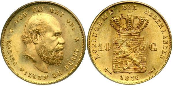 10 Gulden 荷兰王国 金 