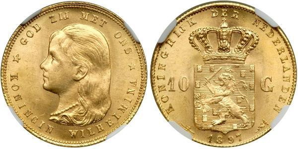 10 Gulden 荷兰王国 金 威廉明娜 (荷兰)