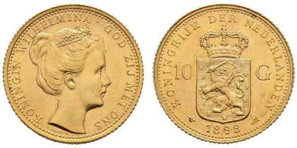 10 Gulden 荷兰王国 金 威廉明娜 (荷兰)