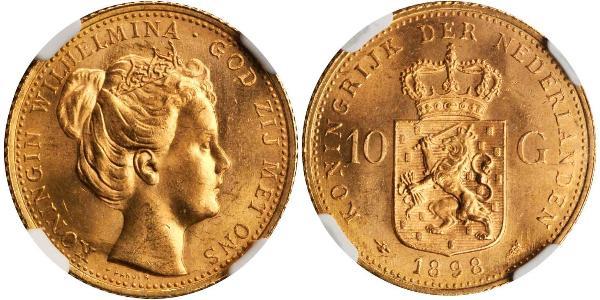 10 Gulden 荷兰王国 金 威廉明娜 (荷兰)