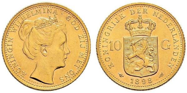 10 Gulden 荷兰王国 金 威廉明娜 (荷兰)