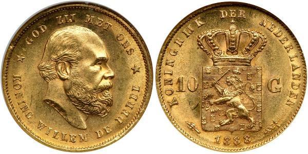 10 Gulden 荷兰王国 金 