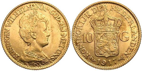 10 Gulden 荷兰王国 金 威廉明娜 (荷兰)