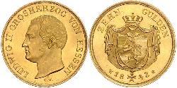 10 Gulden 黑森-达姆施塔特 (1806 - 1918) 金 路德维希二世 (黑森大公)