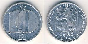 10 Heller Czechoslovakia (1918-1992) Aluminium 