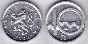 10 Heller Tschechien Aluminium 