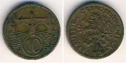 10 Heller Cecoslovacchia  (1918-1992) Bronzo 