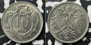 10 Heller Austria-Hungary (1867-1918) Copper/Nickel 