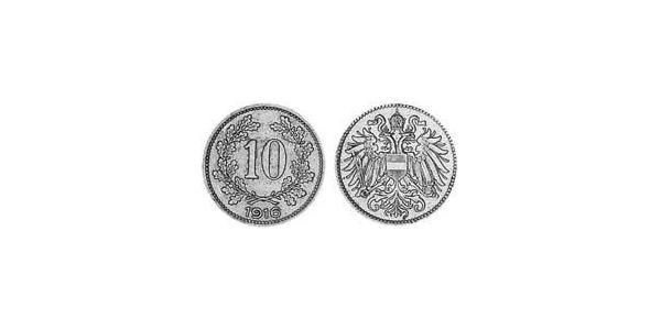 10 Heller Autriche-Hongrie (1867-1918) Cuivre/Zinc/Nickel Franz Joseph I (1830 - 1916)