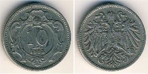 10 Heller Österreich-Ungarn (1867-1918) Kupfer/Nickel 