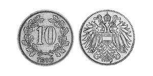 10 Heller Österreich-Ungarn (1867-1918) Kupfer/Zink/Nickel Franz Joseph I (1830 - 1916)