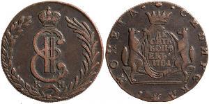 10 Kopeck Russian Empire (1720-1917) Copper Catherine II (1729-1796)