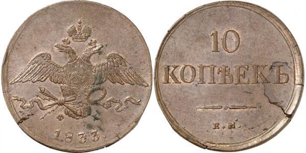 10 Kopeck Russian Empire (1720-1917) Copper 