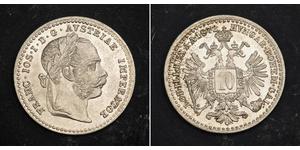 10 Kreuzer Autriche-Hongrie (1867-1918) Argent Franz Joseph I (1830 - 1916)