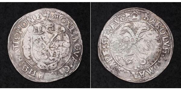 10 Kreuzer States of Germany Plata 