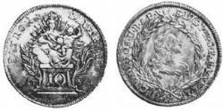 10 Kreuzer Kurfürstentum Bayern (1623 - 1806) Silber Maximilian III. Joseph (Bayern)(1727 – 1777)