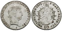 10 Kreuzer 匈牙利王国  Ferdinand I of Austria (1793 - 1875)
