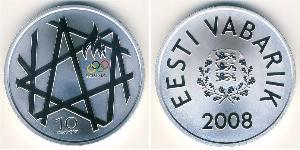 10 Krone Estonie (1991 - ) Argent 