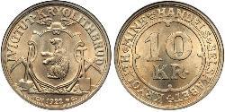 10 Krone Groenland Cuivre/Nickel 