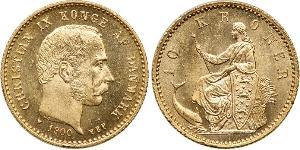 10 Krone Denmark Gold Christian IX of Denmark (1818-1906)