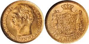 10 Krone Denmark Gold Frederick VIII of Denmark (1843 - 1912)