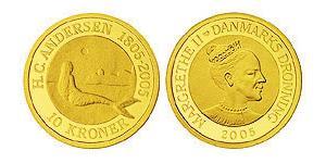 10 Krone Denmark Gold 