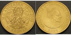 10 Krone Denmark Gold 