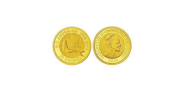 10 Krone Denmark Gold 