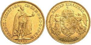 10 Krone Kingdom of Hungary (1000-1918) Gold Franz Joseph I (1830 - 1916)