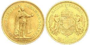 10 Krone Kingdom of Hungary (1000-1918) Gold Franz Joseph I (1830 - 1916)