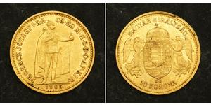 10 Krone Kingdom of Hungary (1000-1918) Gold Franz Joseph I (1830 - 1916)