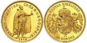 10 Krone Kingdom of Hungary (1000-1918) Gold Franz Joseph I (1830 - 1916)