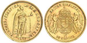 10 Krone Kingdom of Hungary (1000-1918) Gold Franz Joseph I (1830 - 1916)