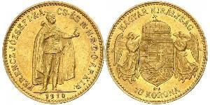 10 Krone Kingdom of Hungary (1000-1918) Gold Franz Joseph I (1830 - 1916)