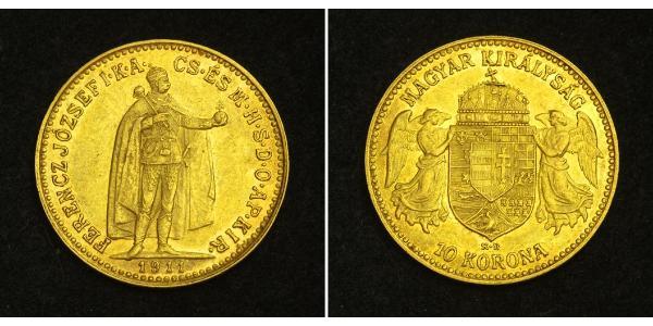 10 Krone Kingdom of Hungary (1000-1918) Gold Franz Joseph I (1830 - 1916)