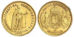 10 Krone Königreich Ungarn (1000-1918) Gold Franz Joseph I (1830 - 1916)