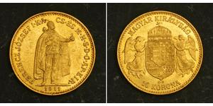 10 Krone Königreich Ungarn (1000-1918) Gold Franz Joseph I (1830 - 1916)