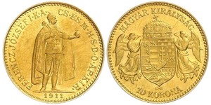 10 Krone Königreich Ungarn (1000-1918) Gold Franz Joseph I (1830 - 1916)