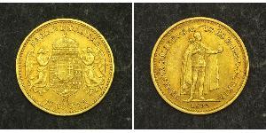 10 Krone Königreich Ungarn (1000-1918) Gold Franz Joseph I (1830 - 1916)