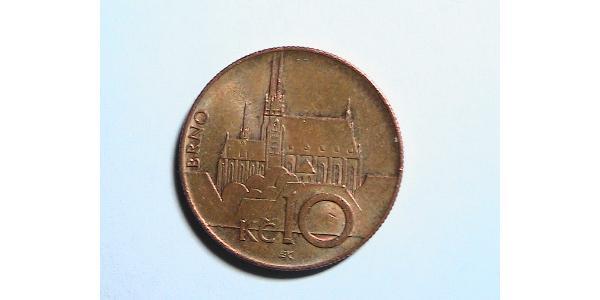 10 Krone Tschechien Kupfer/Stahl 