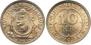 10 Krone Groenlandia Níquel/Cobre 