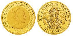 10 Krone Danemark Or 