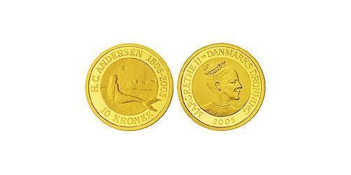 10 Krone Danemark Or 