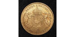 10 Krone Royaume de Hongrie (1000-1918) Or Franz Joseph I (1830 - 1916)